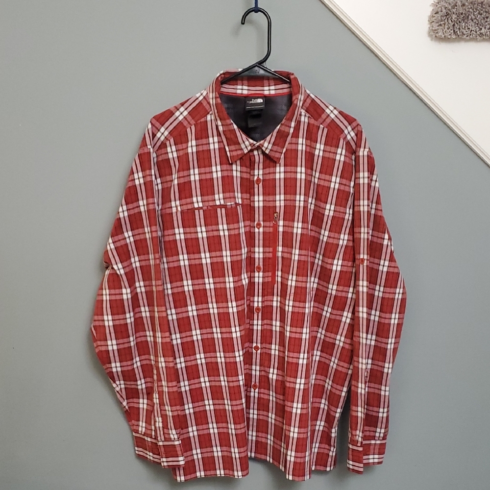 Mens The NORTH FACE Flannel button down (sz 2XL)